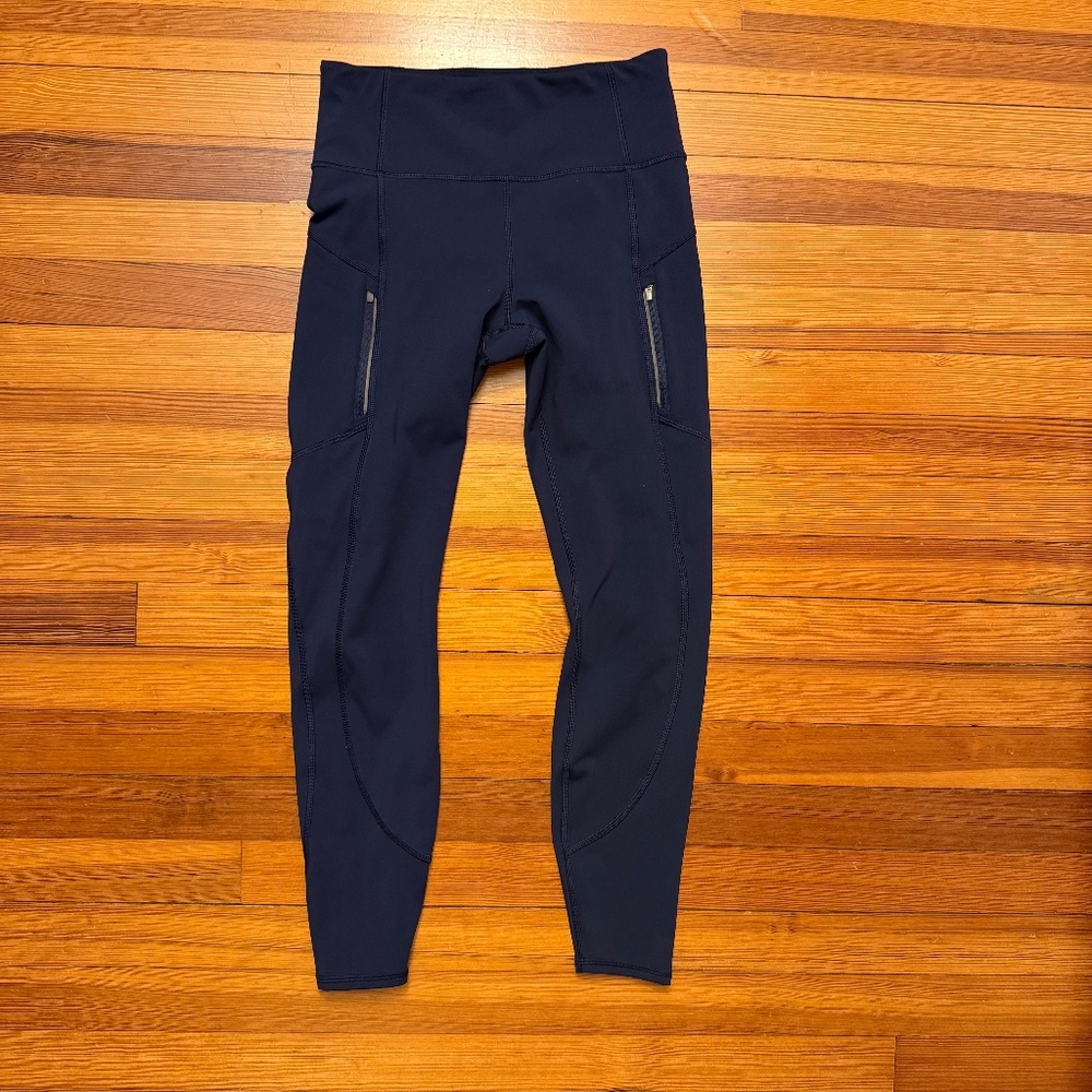 Athleta Rainier Tight Navy Size S NWOT